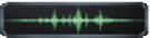 like a green soundwave thingy